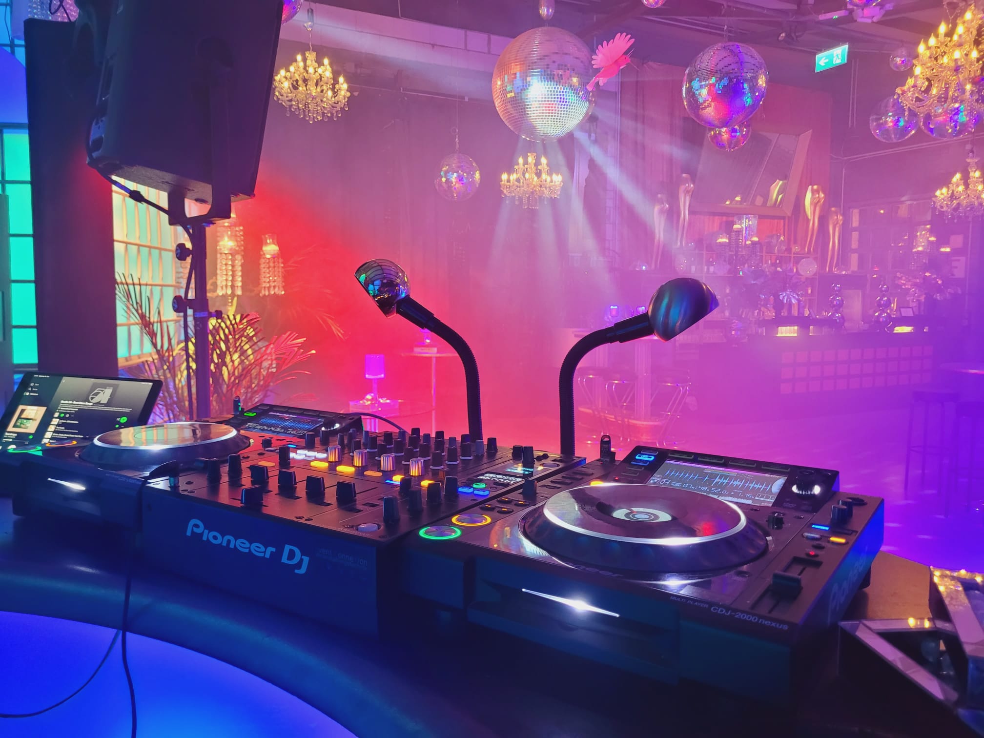 Aftershow-Party eines düsseldorfer Fashion-Unternehmens mit 400 Gästen