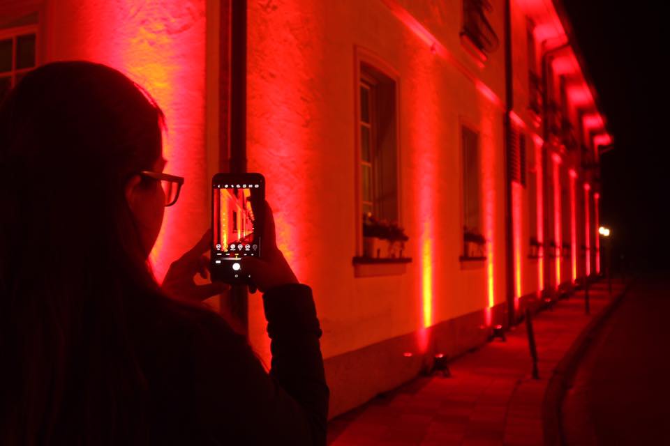 Gebäudeillumination mit professionionellen Outdoorscheinwerfern