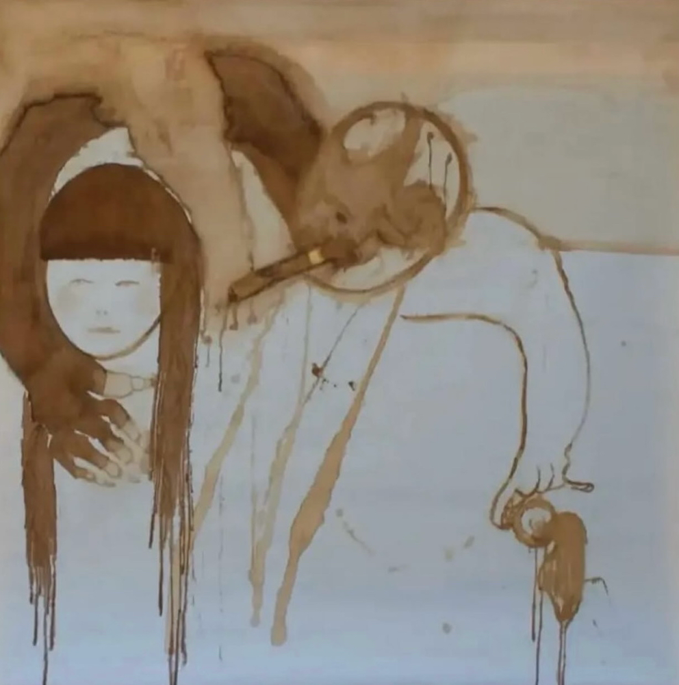 « Predation » 136x136cm