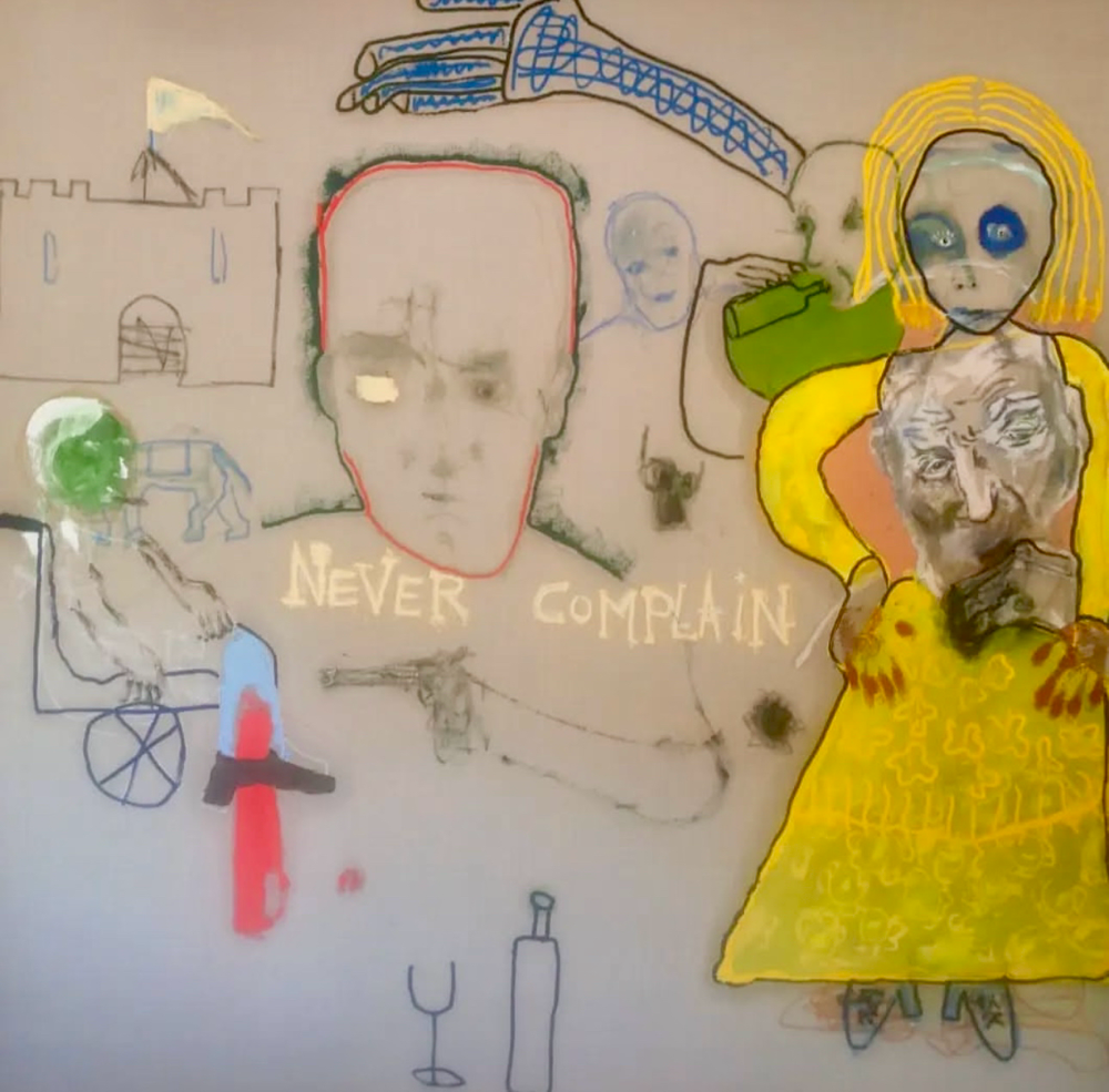 « Never Complain » 200x200cm