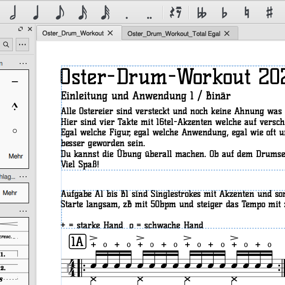 Osterferien 2024 - Drum Workout