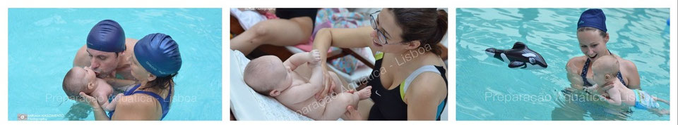 Bebés Aquáticos; Natação para Bebés; Massagem Infantil