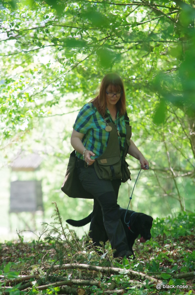 Kirstie und Lotte auf dem Rückweg von einer Aufgabe