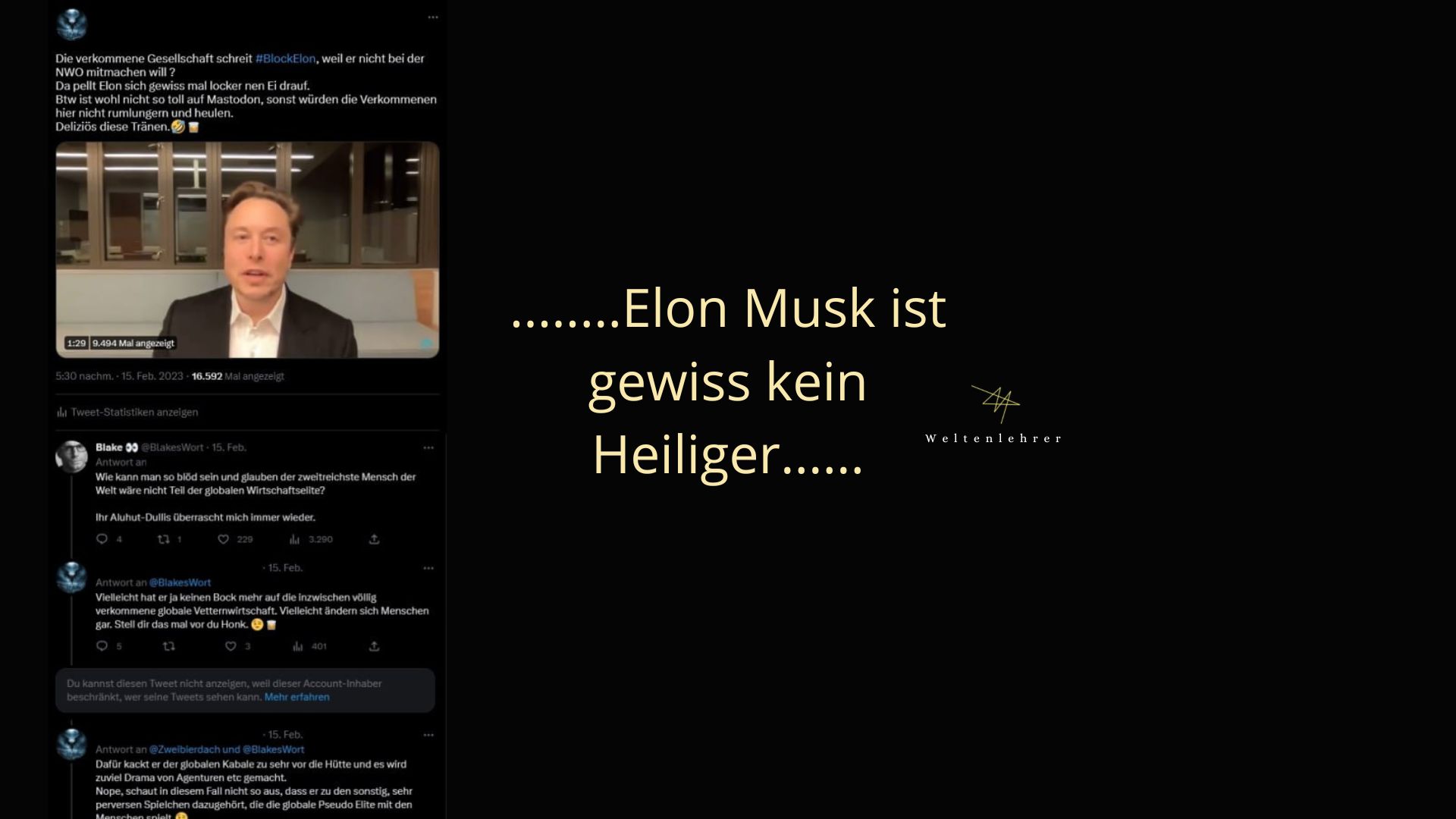 ElonMusk ist gewiss kein Heiliger