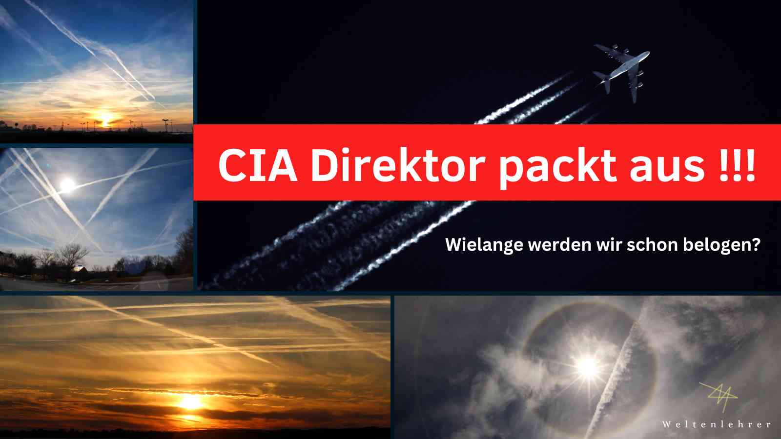 Klimawandel als Argument für Geoengineering Maßnahmen - CIA Direktor spricht Klartext