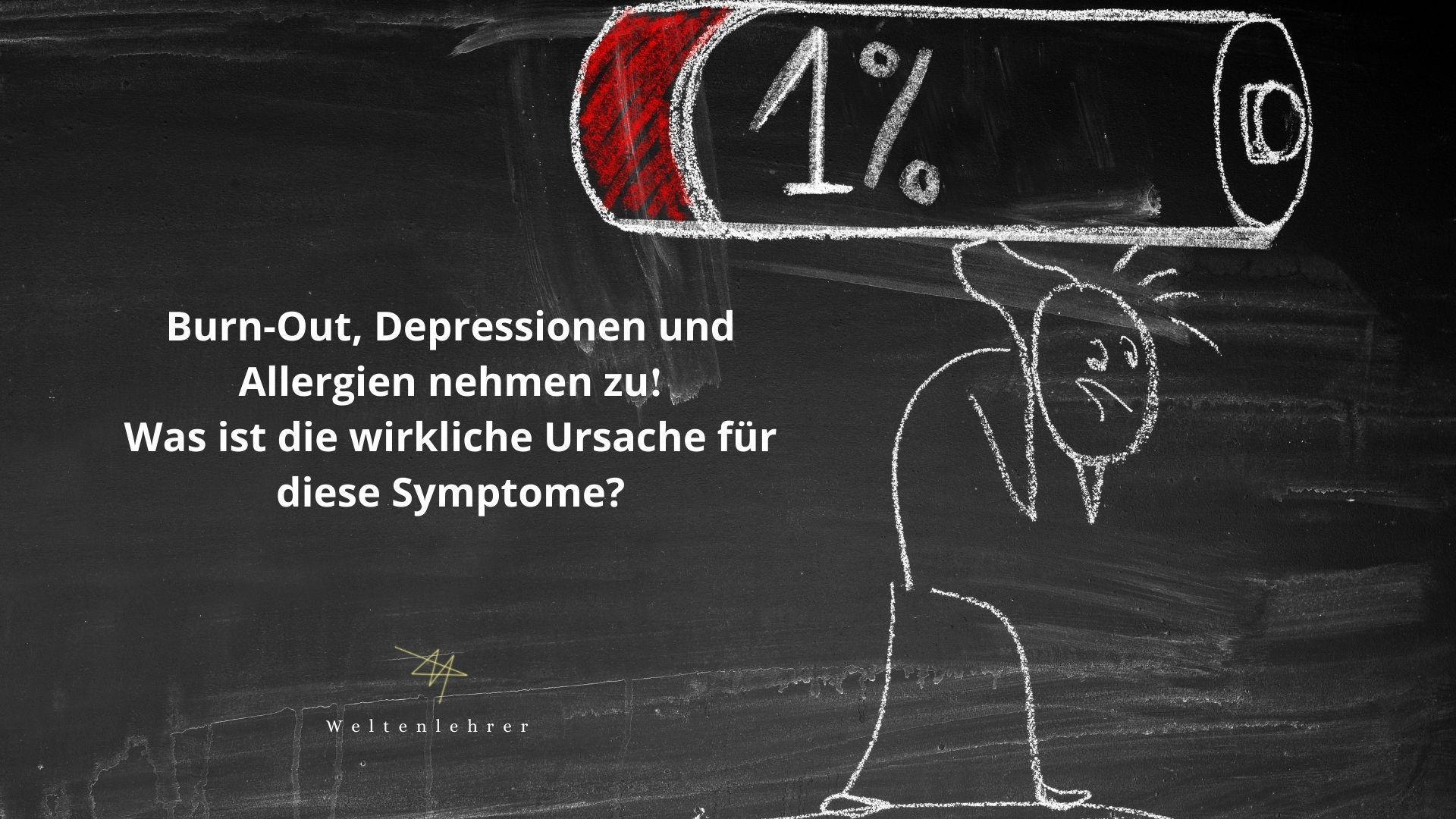 Burn-Out, Depressionen und Allergien nehmen zu. Was ist die wirkliche Ursache für diese Symptome?