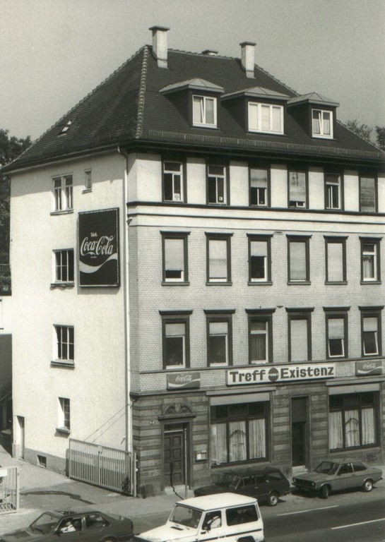 80`er: Treffpunkt Existenz Neckarstraße 63 (trotz Denkmalschautz für Stuttgart 21 abgerissen !)