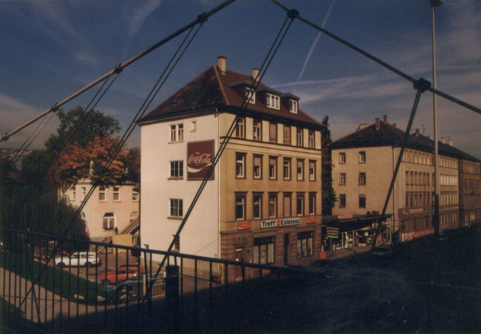 80´er: Jugendarbeitslosenzentrum Neckarstraße 63 (trotz Denmalschutz für Stuttgart 21 abgerissen !)