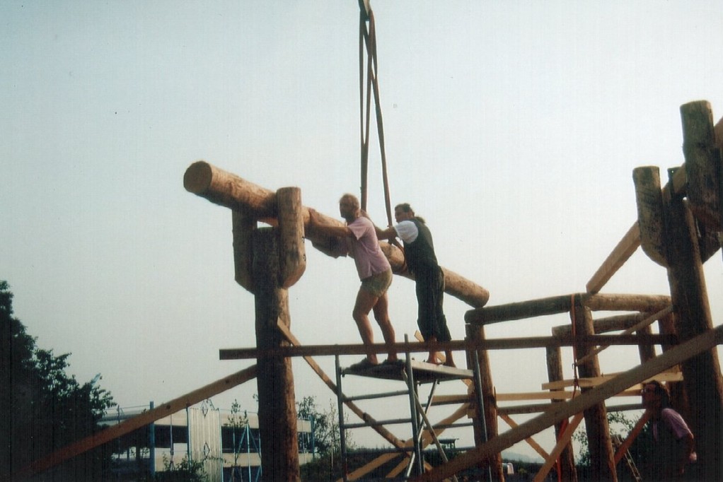 80´er: ABM-Zimmererprojekt - Abenteuerspielplatz Vaihingen