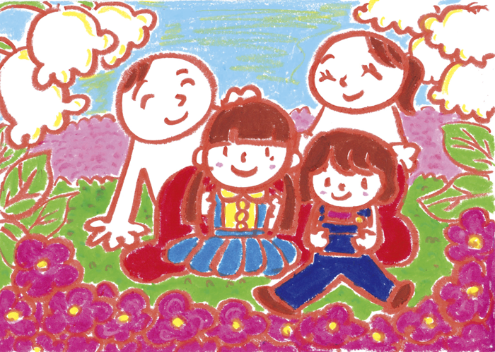 こんな可愛いお子さん2人。見てるだけでニコニコしちゃいますね〜。