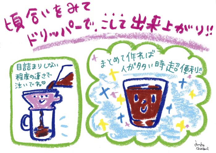 水出しアイスコーヒー完成