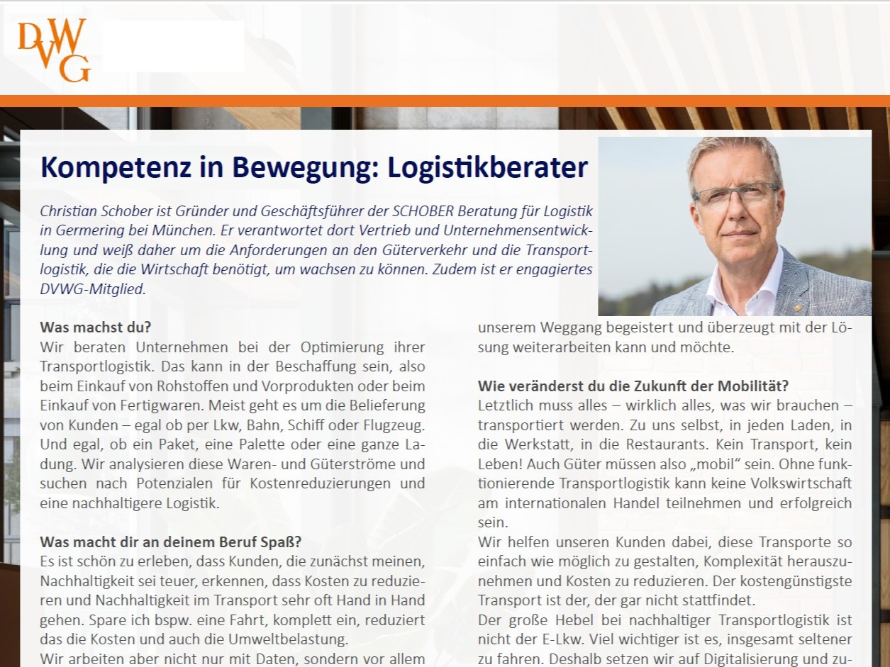 Logistikberatung als Beruf – und Berufung