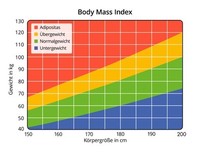 BMI Tabelle Körperfett