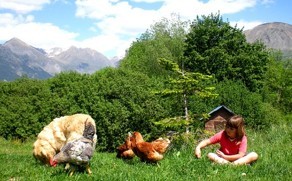 Familie - Lernen Spanisch in den Pyrenäen, Spanien.