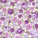 tessuto viola a fiori per la ghirlanda di lettere di stoffa imbottite di altea