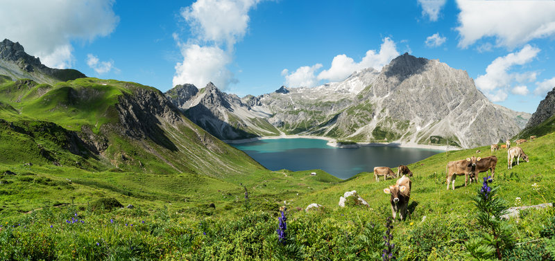 Lünersee Panorama  (c) Manfred Oberhauser - Montafon Tourismus GmbH