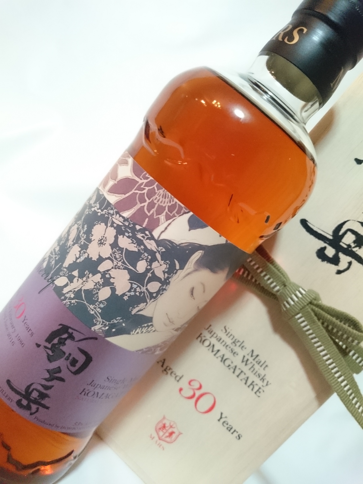 シングルモルト　駒ケ岳　1986AGED30YEARS シェリーカスク シングルモルト駒ヶ岳 1986 AGED 30 YEARS シェリーカスク
