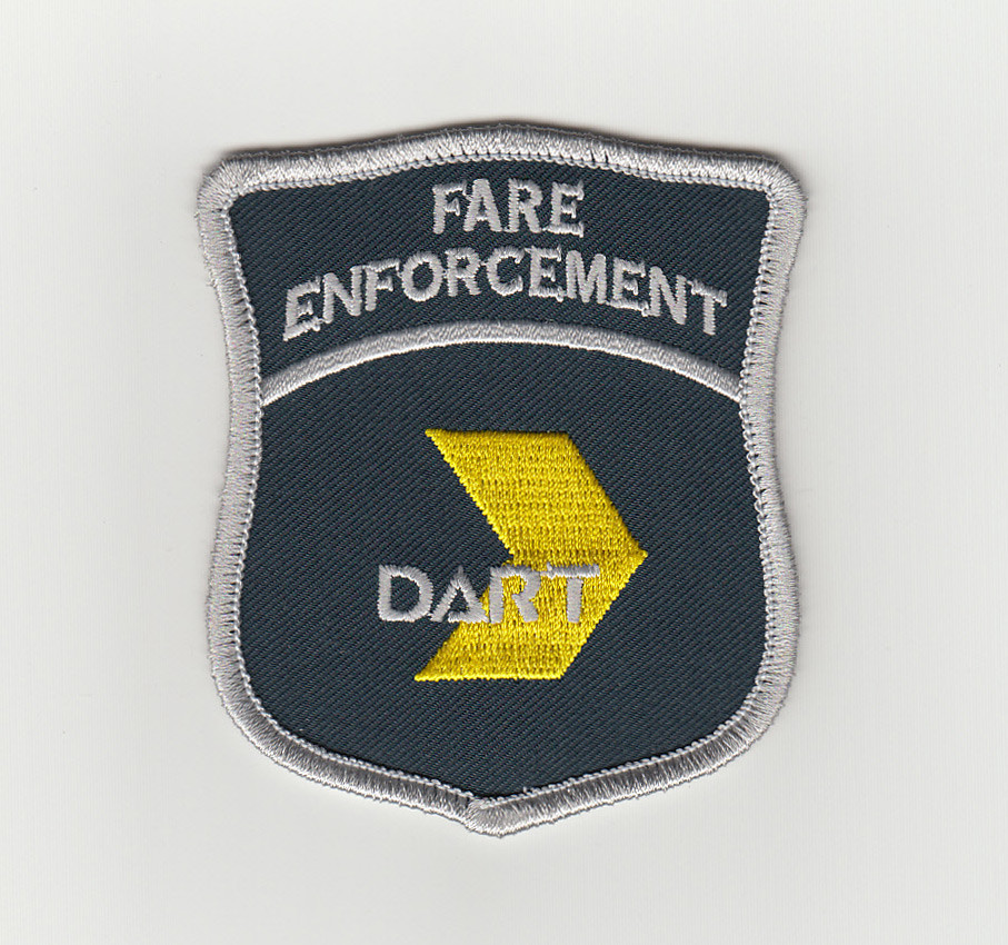 The DART Police department Dallas Area Rapid Transit Police (DART