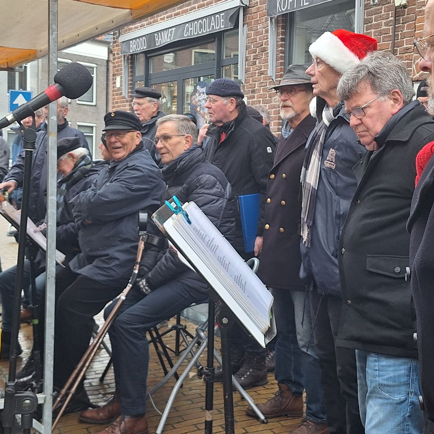 Kerst optredens in Franeker