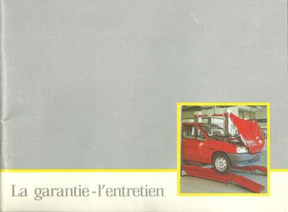 Mars 1992- Réf : 77 11 093 629- Catalogue 44 Pages