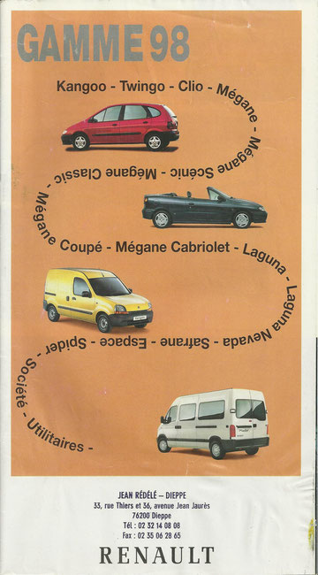 Septembre 1997- Réf : 37 QQQ B1 FRA- Catalogue 56 Pages