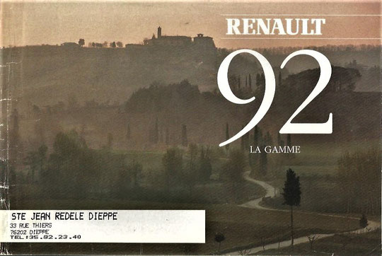 Septembre 1991- Réf : 31 143 00- Catalogue 48 Pages 