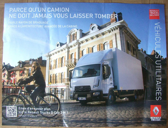 Poster Renault Trucks D Cab 2M- Dimensions : 80x60 cm