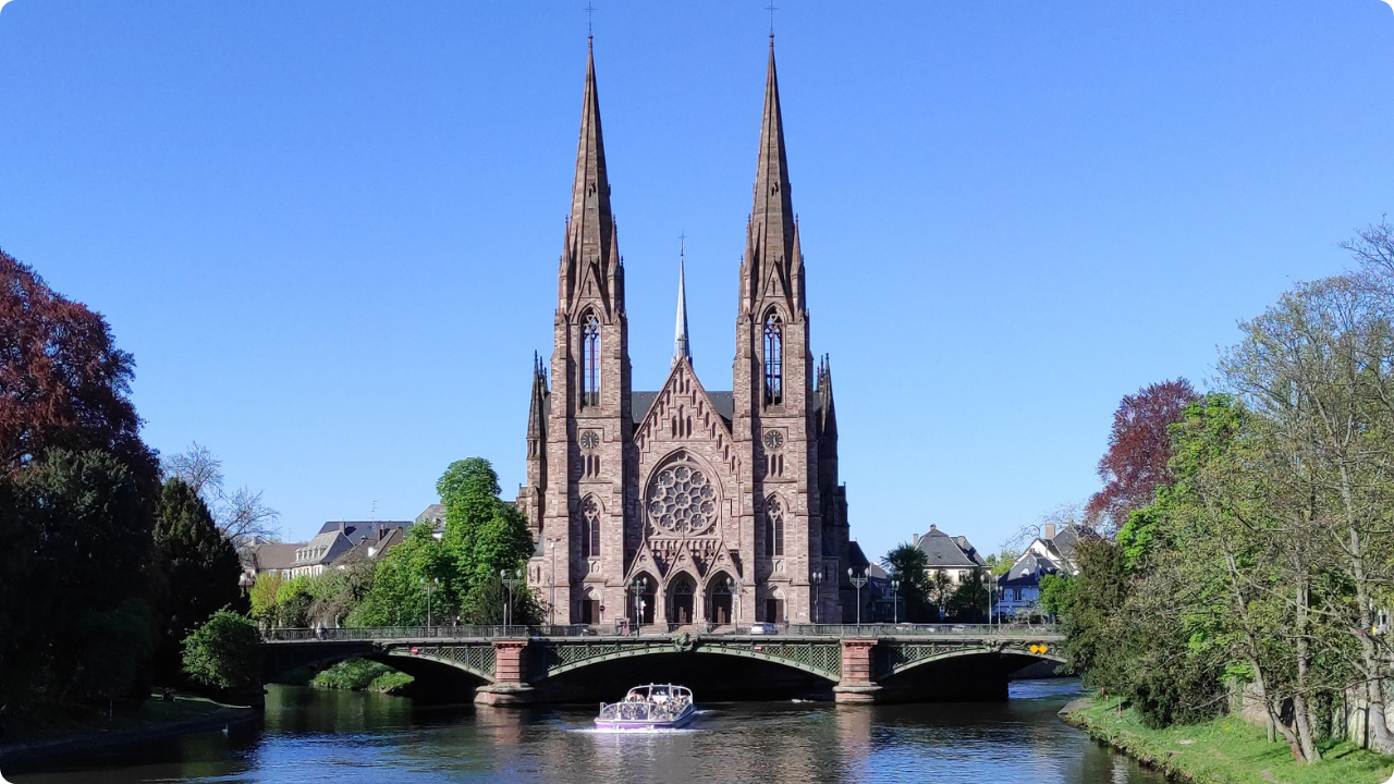 St. Paul’s Church in Strasbourg’s Neustadt, visited on the private German Quarter walking tour