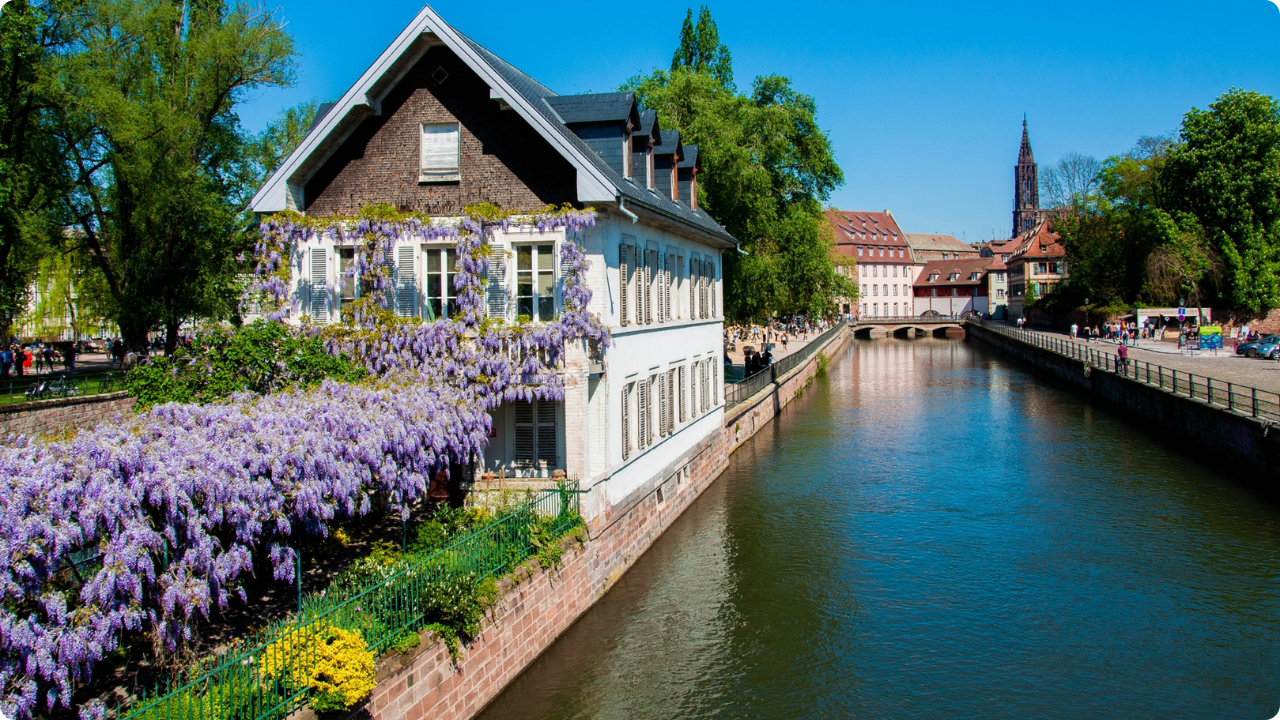 Canal de la Petite France - visite à pied de Strasbourg