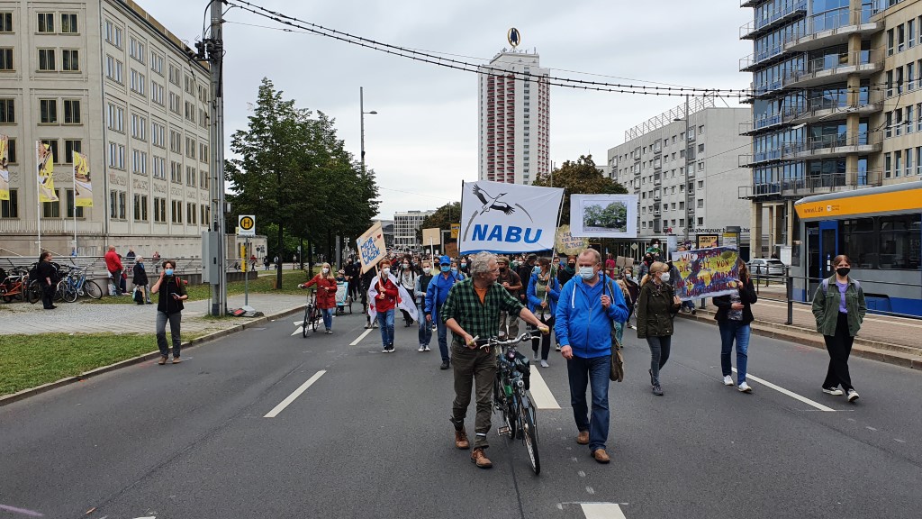 Demonstration für Natur- und Klimaschutz.<br/>Foto: René Sievert