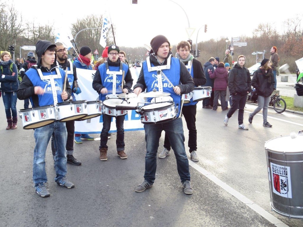 Die NABU-Marching-Band.