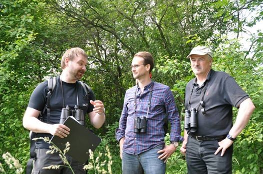 Am 4. Juni 2014 war NABU-Präsident Olaf Tschimpke (rechts) zu Gast beim NABU Leipzig.