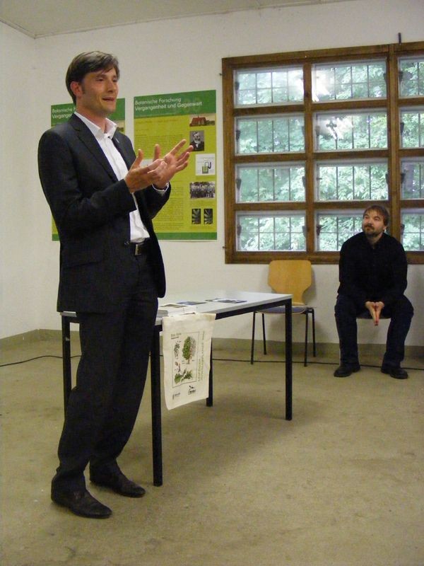 Eröffnet wurde die Naturschutzwoche 2012 von Bürgermeister Heiko Rosenthal, Leipzigs Beigeordnetem für Umwelt, Ordnung und Sport. Foto: Claudia Tavares