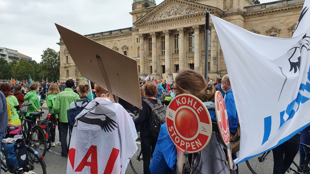 Zwischenstopp am Bundesverwaltungsgericht.<br/>Foto: René Sievert