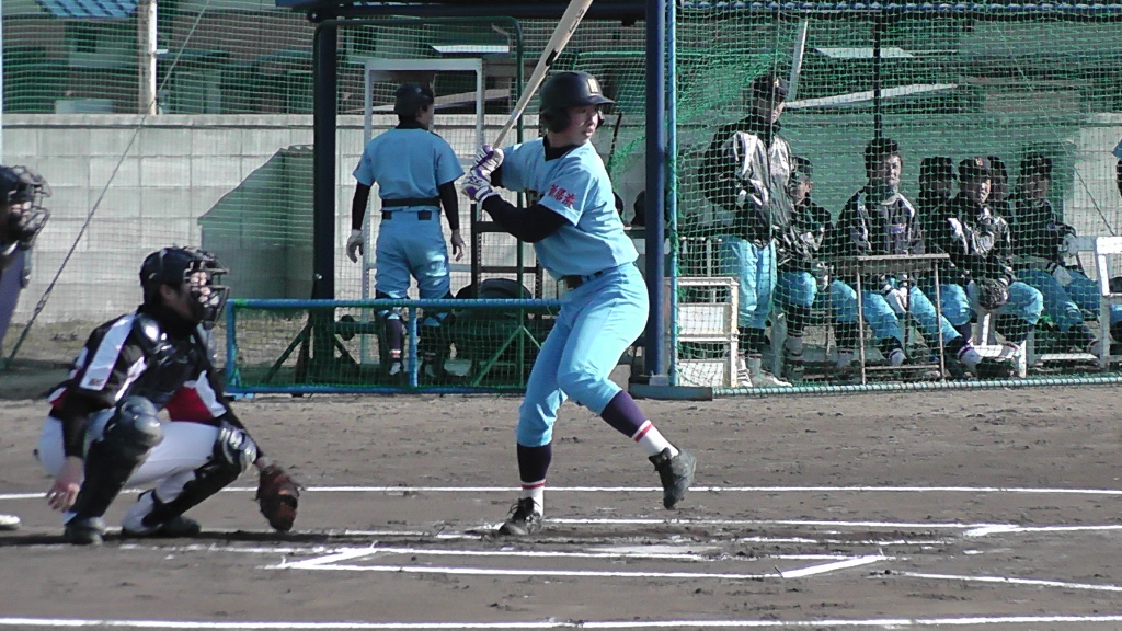 岡山商科大学に進学し野球をすることが決まっている永易君