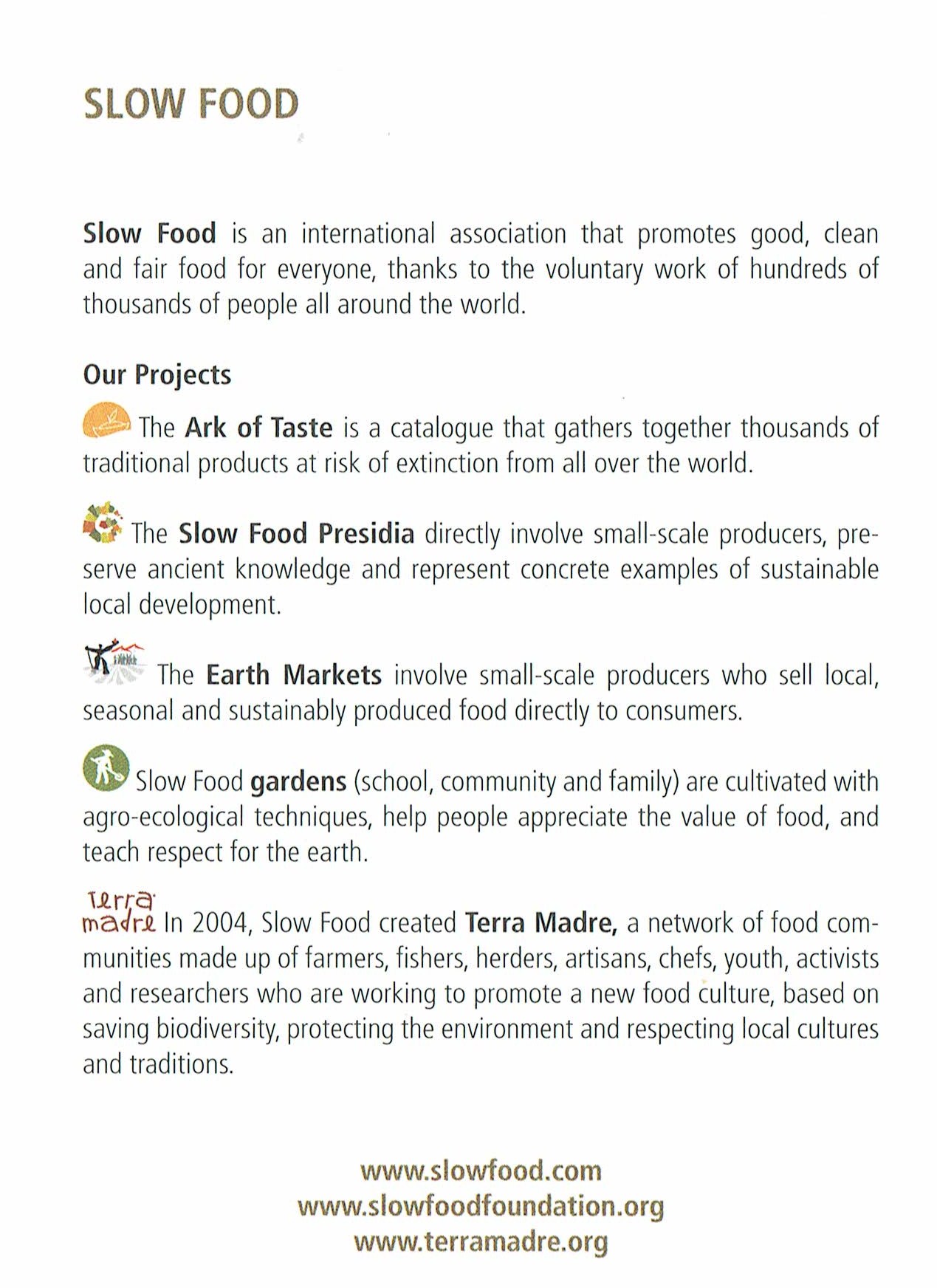 The Slow Food Movement Slow Food GrandDuché