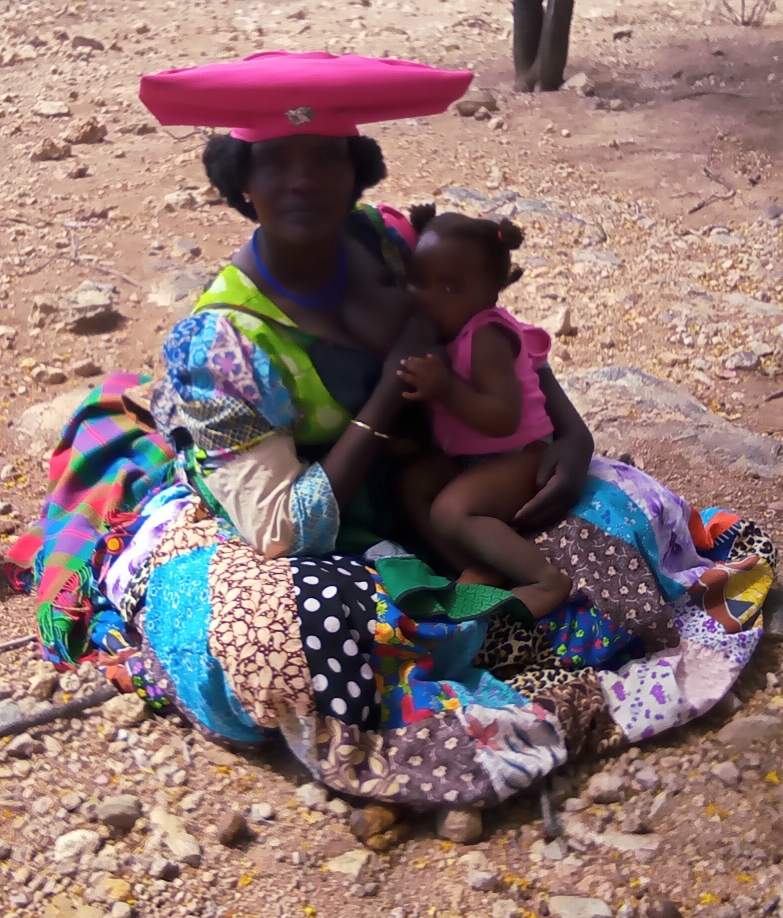 Herero Mama , ca. 0,3 % der Bevölkerung in Namibia. 
