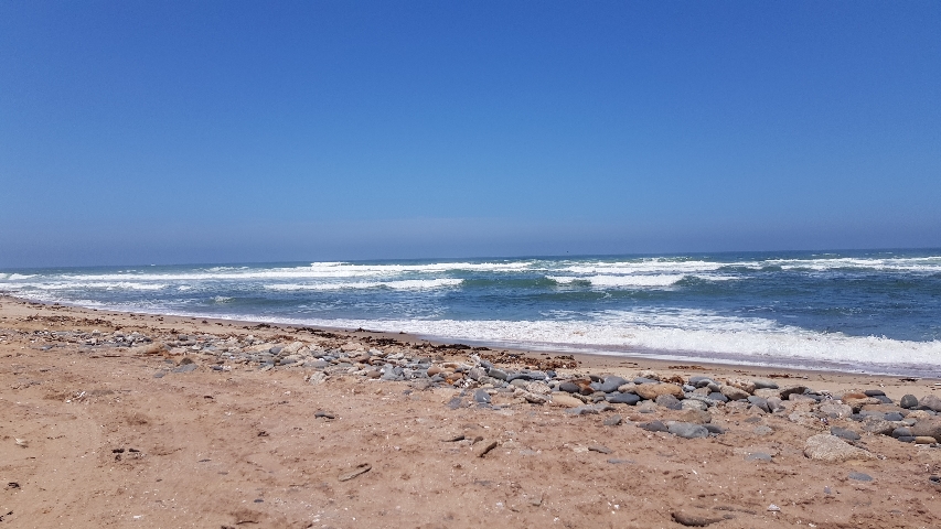 ....und heute Nachmittag war ich am Strand in Swakopmund 