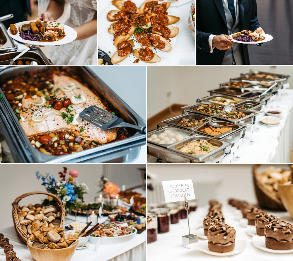 Leckeres Abendessen: Ein Buffet der Extraklasse - ein heruasragendes Catering in Thüringen.