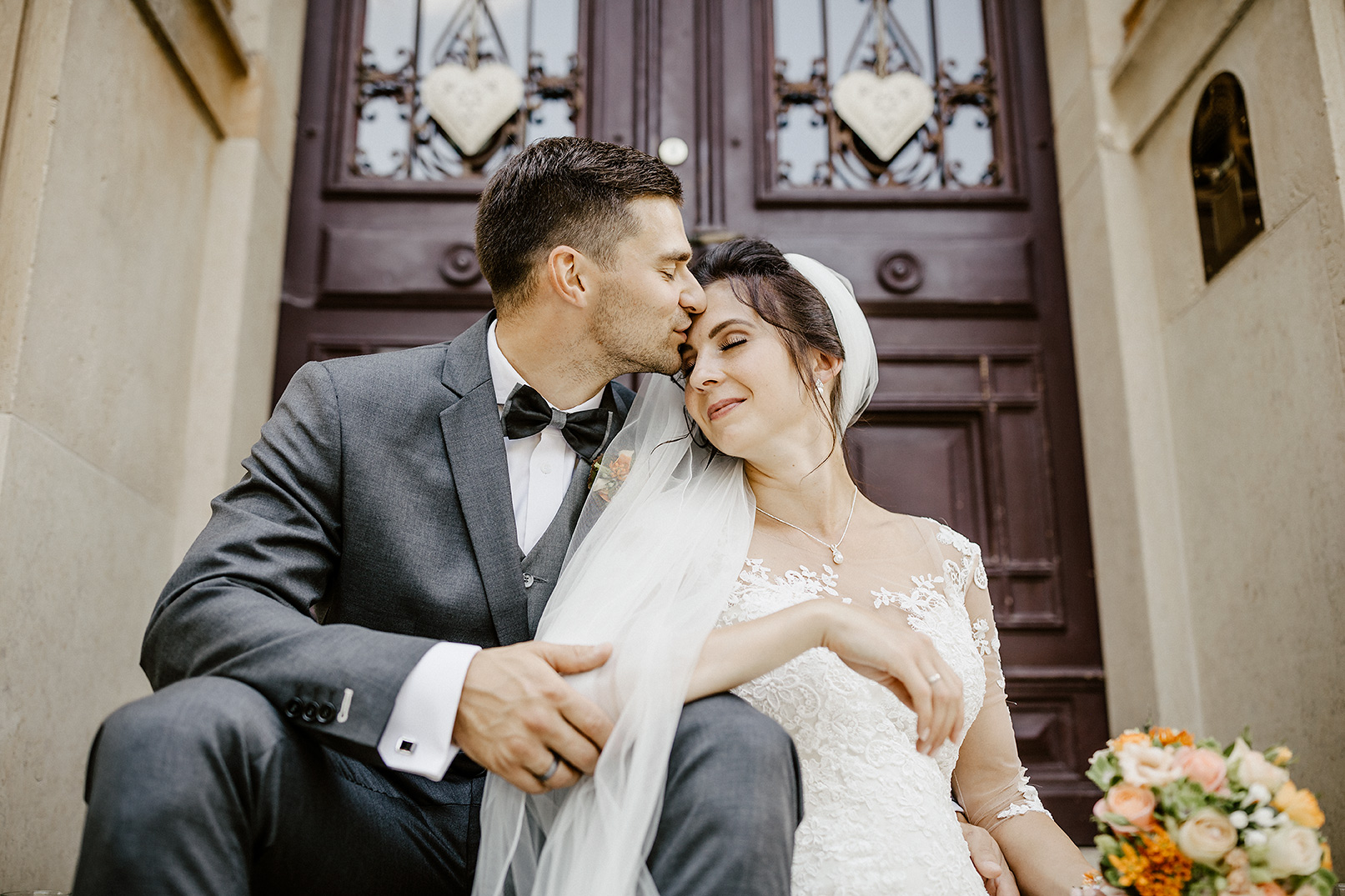Sommerliche Hochzeit in der Villa Gückelsberg an der Flöha mit Trauung im Freien - Feier Waldhotel Kreuztanne Sayda - Traumhochzeit in Sachsen