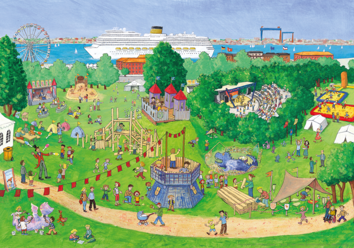 Wimmelbilder Poster: A World of Wonder in Every Detail!