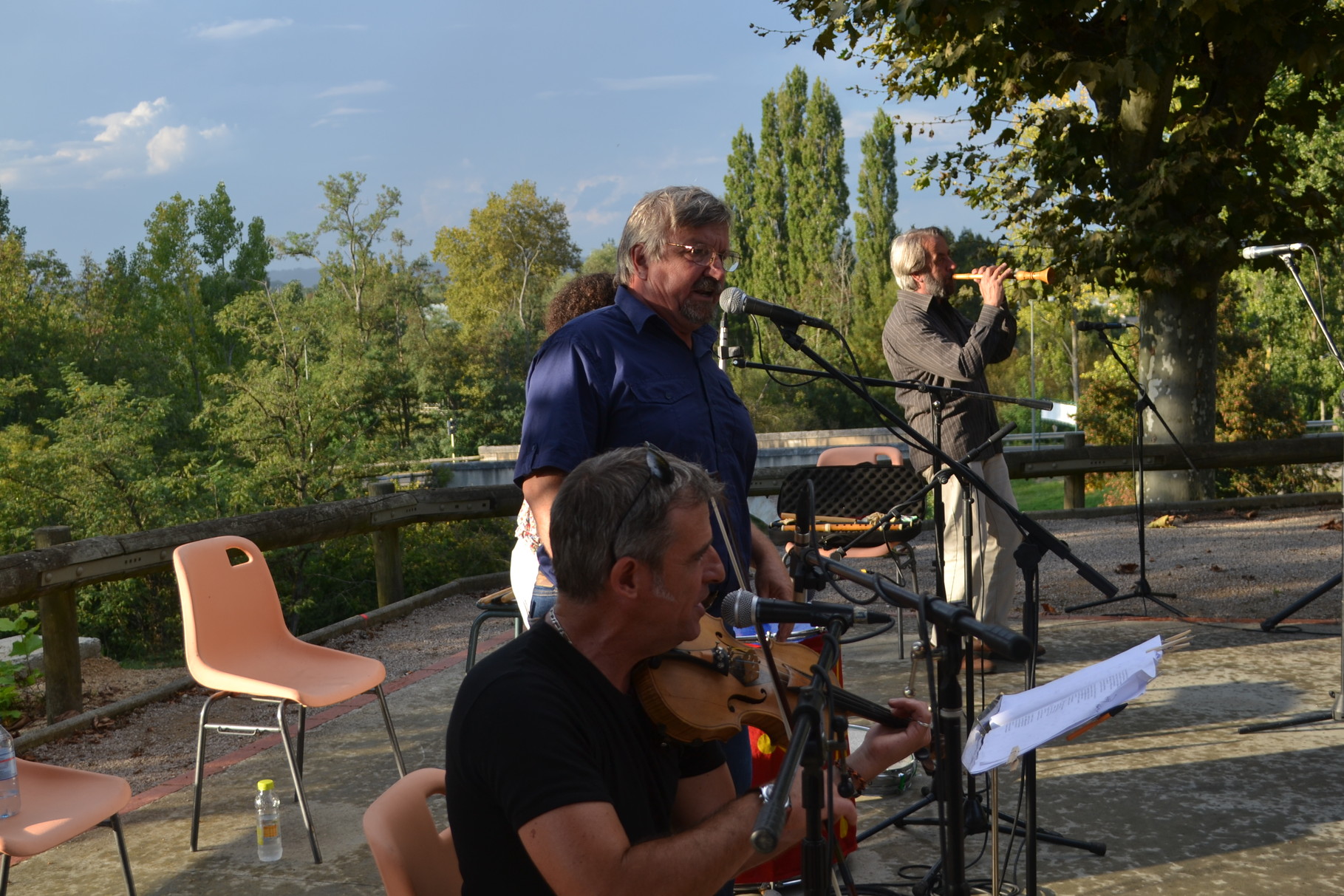 Jackie et Jean-Michel OGIER, Robert BLANC, Franck FERRERO-Châteaux Chantants Castelmayran 20/09/2014-crédit photo A. GUINVARCH