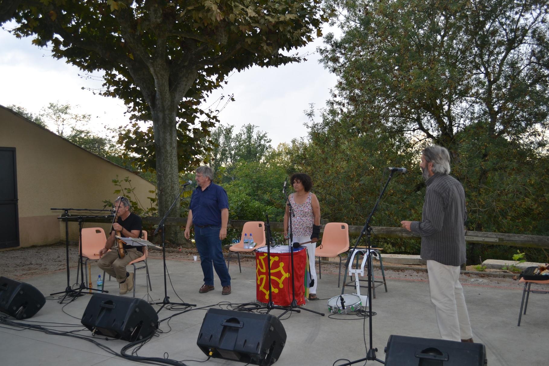 Jackie et Jean-Michel OGIER, Robert BLANC, Franck FERRERO-Châteaux Chantants Castelmayran 20/09/2014 -crédit photo A. GUINVARCH