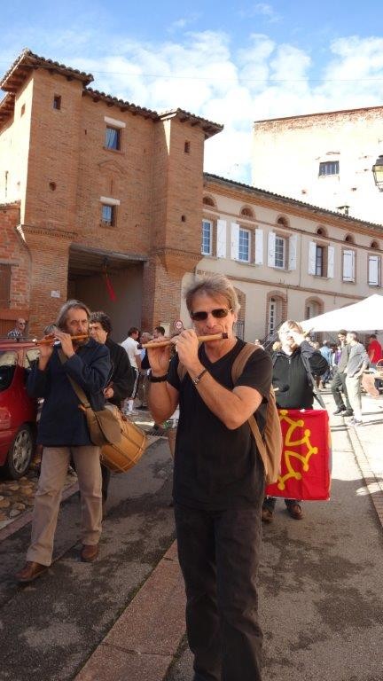 Franck FERRERO, Robert BLANC aux fifres - Bassacada à Fête du Figuier 20/10/2013