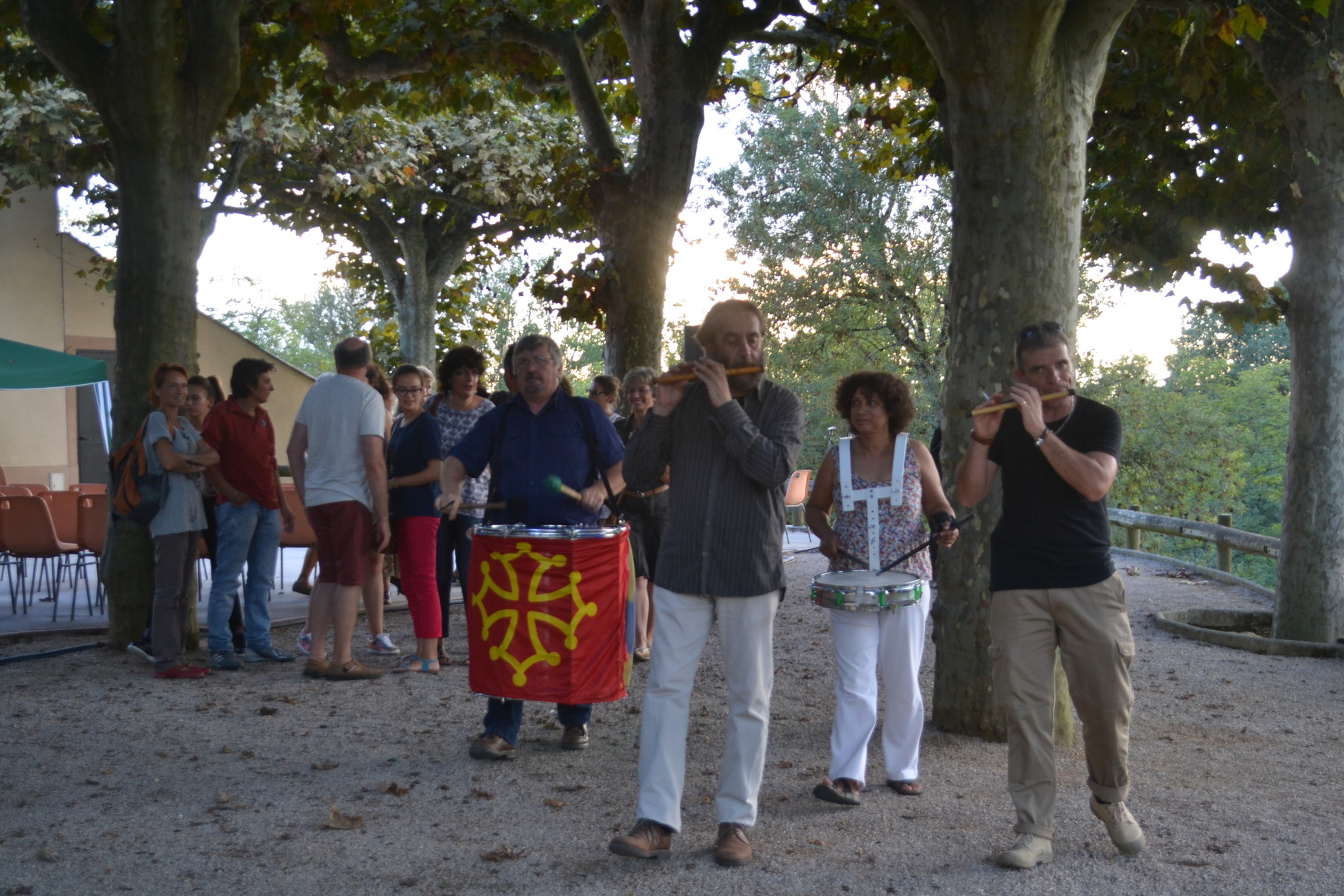 Jackie et Jean-Michel OGIER, Robert BLANC, Franck FERRERO-Châteaux Chantants Castelmayran 20/09/2014-crédit photo A. GUINVARCH