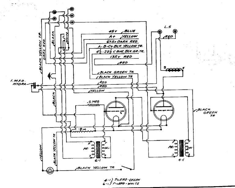 Diagram of Connections, Marconi Amplifier Unit Type XIV (D.C) PAGE 2