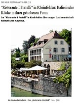 Restaurant-Führer, Badische Zeitung