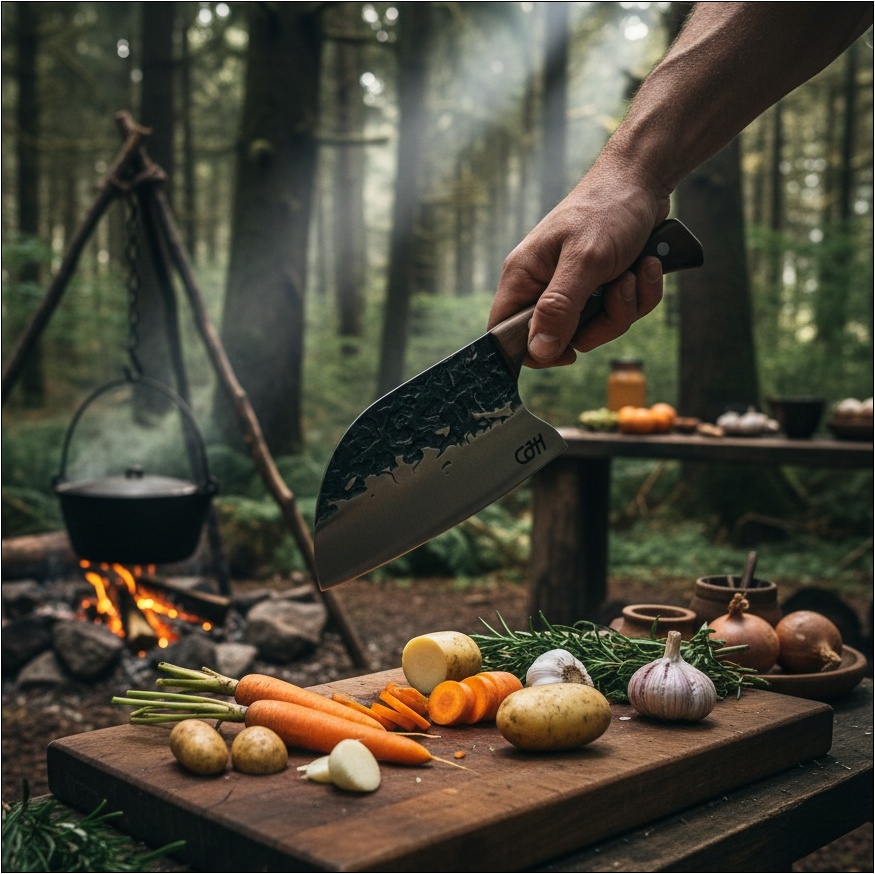 Herbertz CJH Outdoor Koch- und Hackmesser - Bildquelle: Herbertz