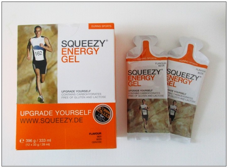 Squeezy Energy Gel in der Geschmacksvariante Bier