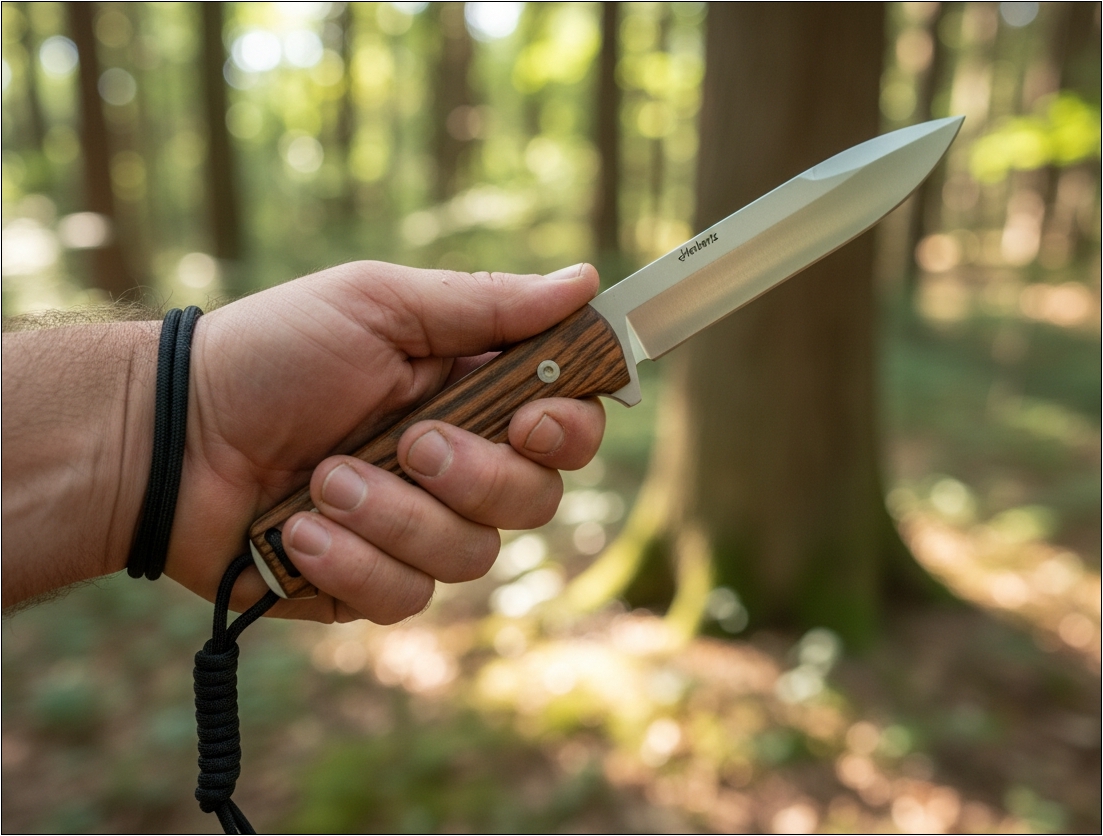 Herbertz Outdoormesser, Bocoteholz - Bildquelle: Herbertz